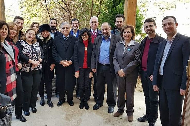 Speakers and participants at CISH, Byblos